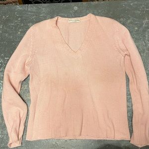 Soft pink cashmere sweater